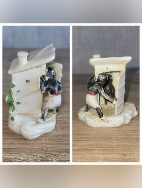 Antique Ceramic Outhouse Cabin Humor